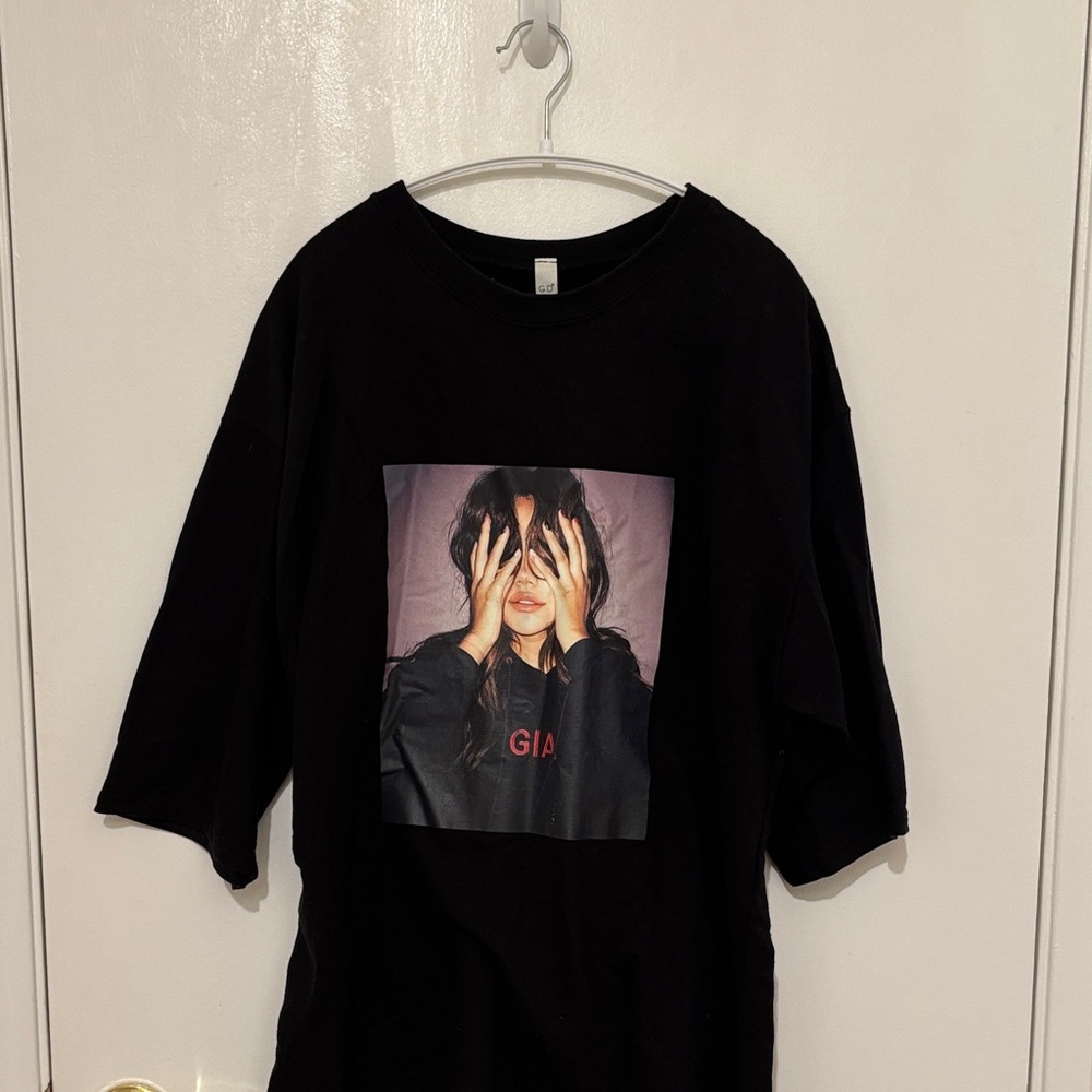 Black Graphic Kids T-Shirt